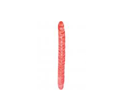 Translucence Slim Jim Duo Double Dong 17.5 Inch - Pink